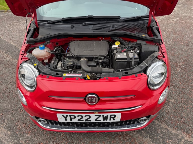 2022 Fiat 500 1.0 Mild Hybrid Red 3dr HATCHBACK Petrol Manual