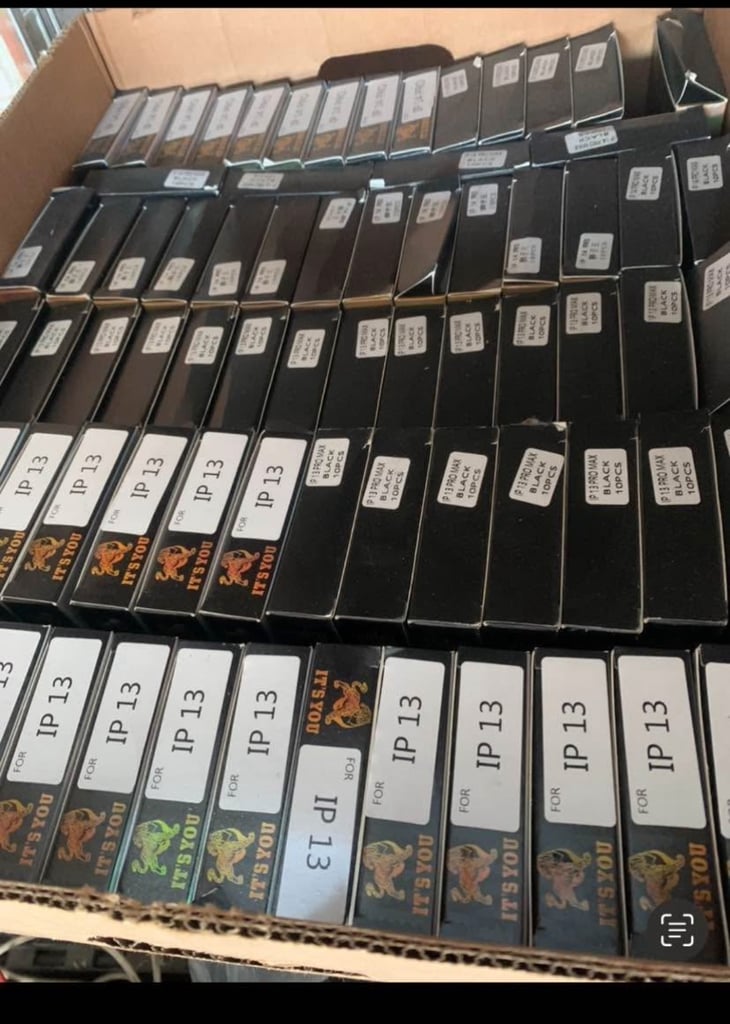 Joblot iPhone glass screen protector 