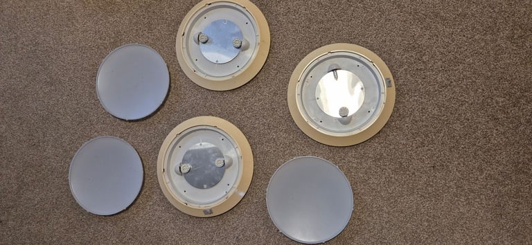 Three internal lights 12V for camper caravan motorhome boat.