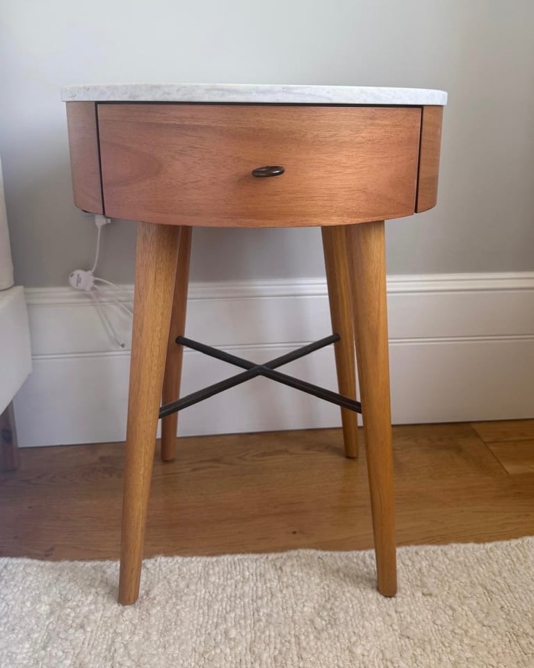 West Elm Penelope bedside table (46cm)