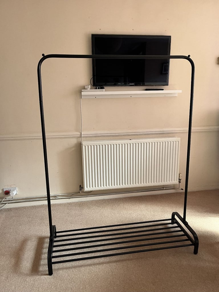 image for Clothes rail Freestanding Black