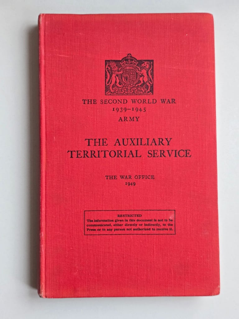 image for 1949 Post WWII The Antique Auxiliary Territorial Service Book