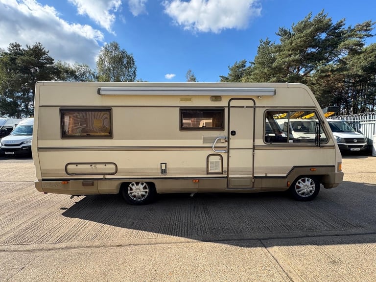 1989 Fiat Ducato Turbo Diesel FFB Dethleffs Classic 660 LHD Motorhome Campervan