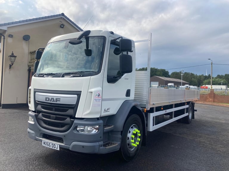 2016 66 DAF LF 55.220 18 TON EURO 6 ALLOY DROP SIDE NEW BODY IDEAL SCAFFOLDING 