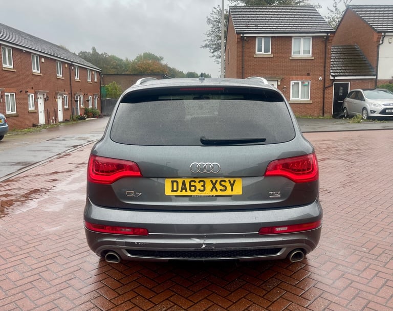2013 (63) Audi Q7 3.0 TDI Quattro S Line Plus Black Edition Auto 8 Speed
