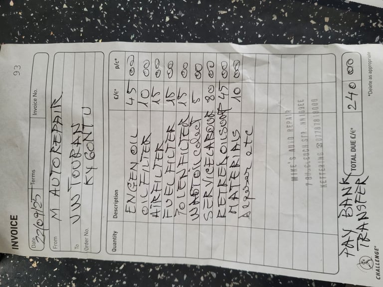 Volkswagen, TOURAN, MPV, 2011, Manual, 1598 (cc), 5 doors