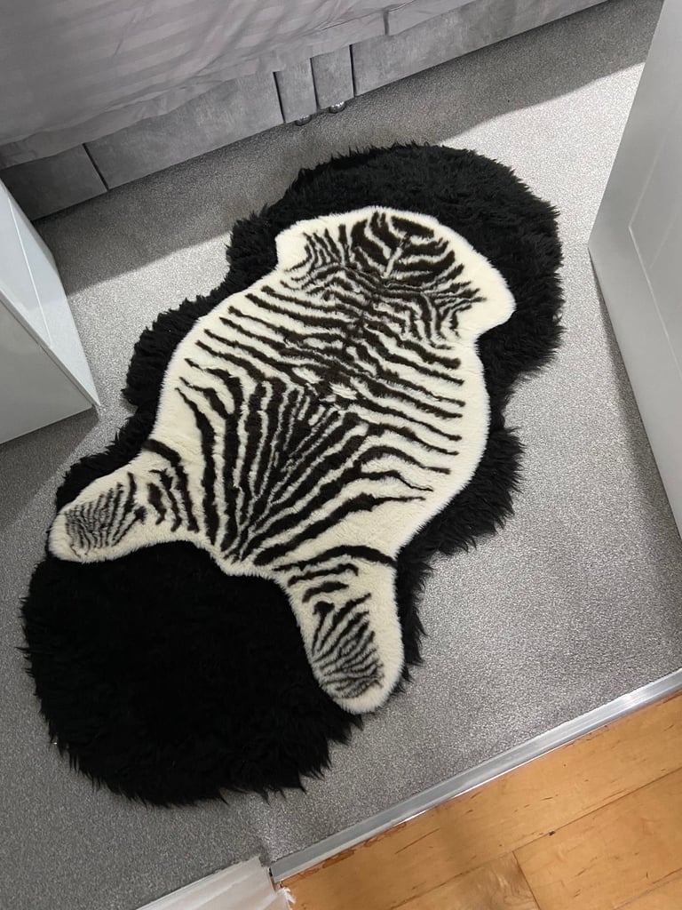 2 Faux Sheepskin Rugs - Can Be Bought Individually 