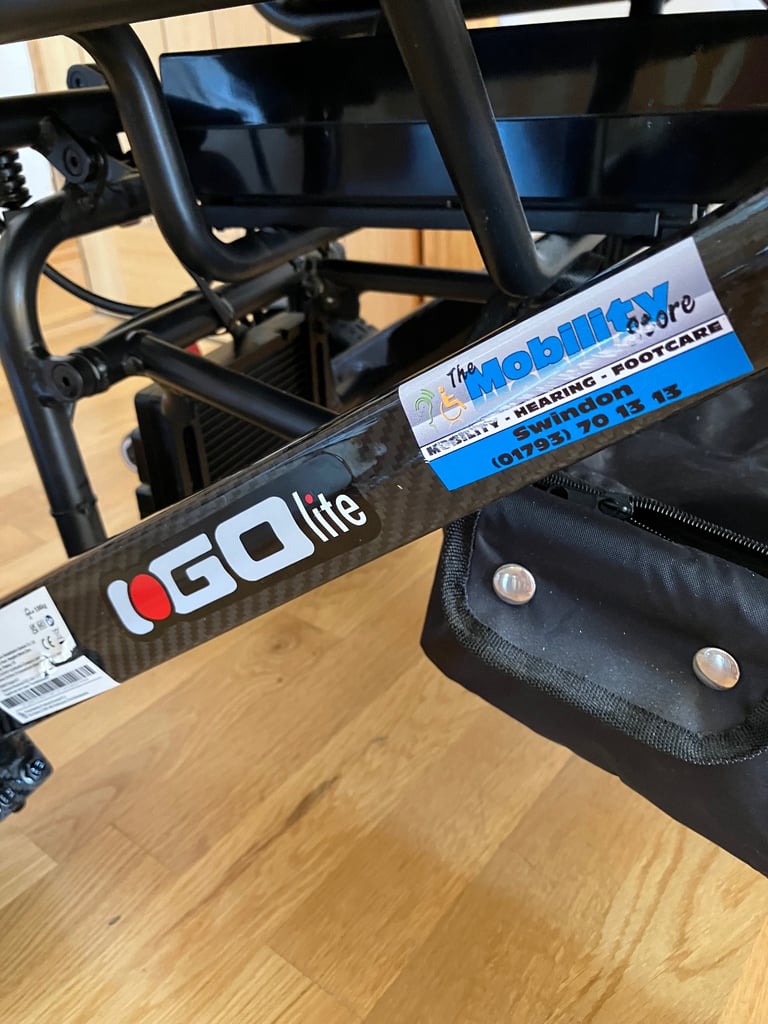 Pride IGo Lite carbon fibre ultralight electric wheelchair 