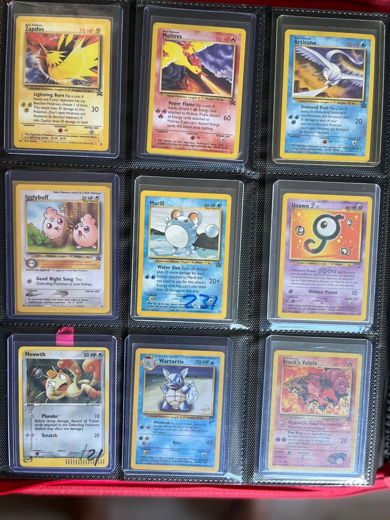 Pokemon TCG Cards Binder Collection - NM condition