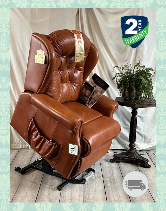 BRAND NEW Sherborne Lynton Leather Rise & Recline Chair Riser Recliner in StokeonTrent