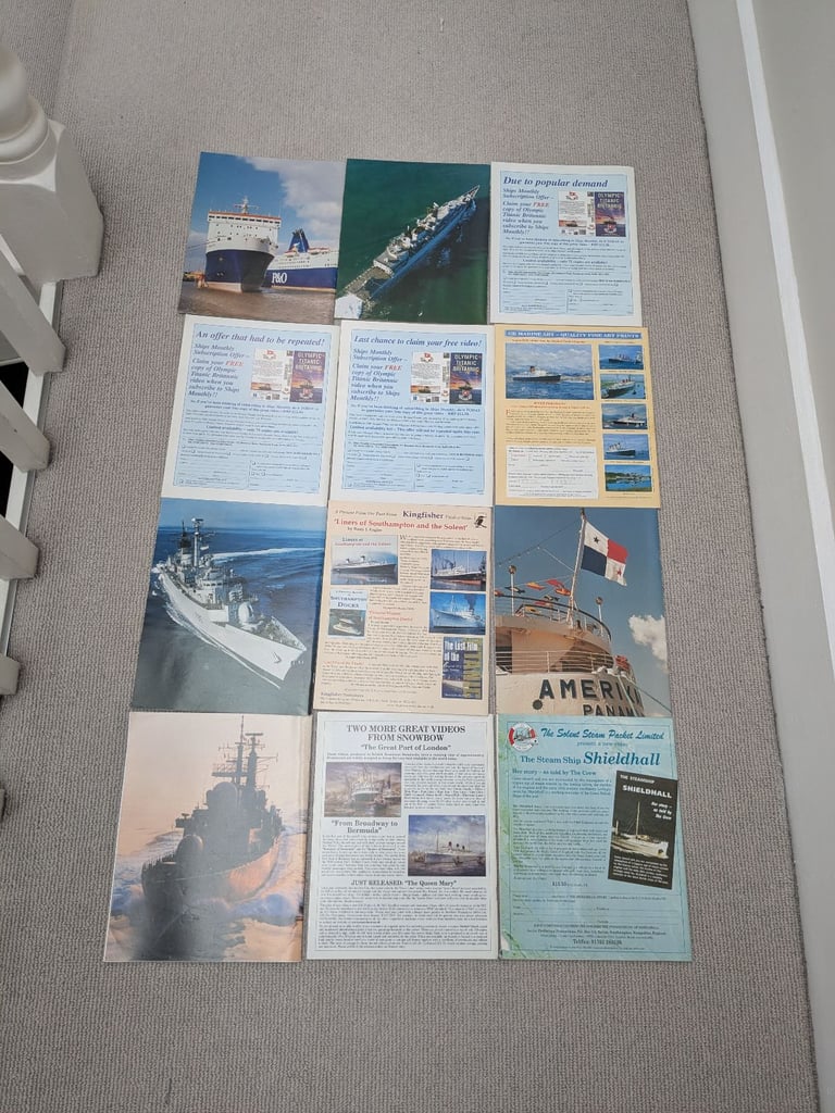 Ships Monthly magazine Bundle 74 issues 1998-2004 OTO