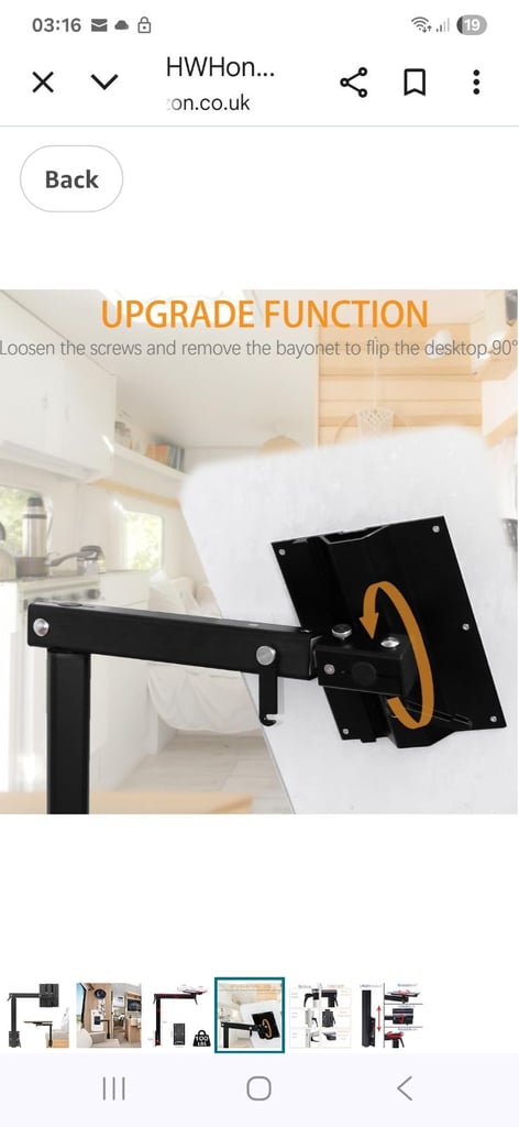 Boxed RV table rrp £146