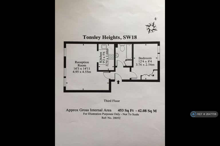 1 bedroom flat in Tonsley Heights, London, SW18 (1 bed) (#2647708)