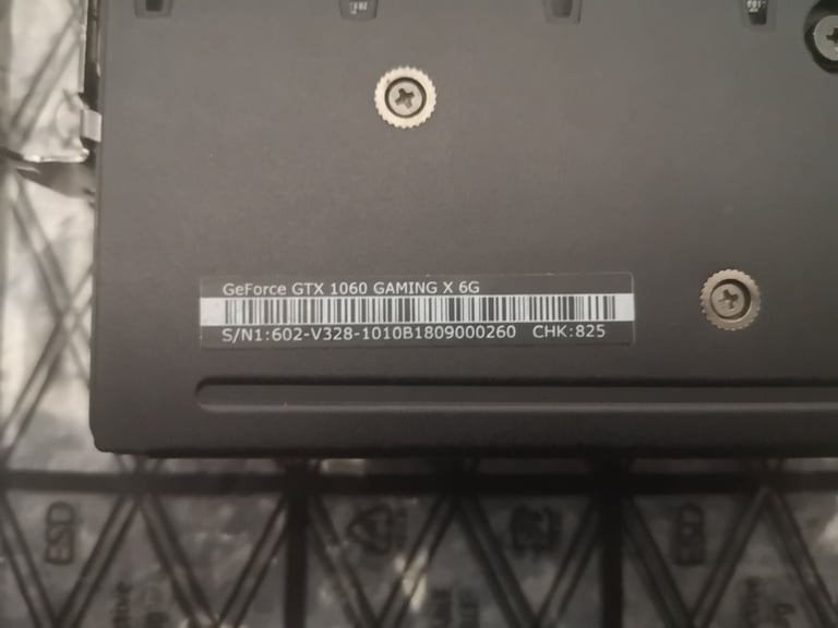Graphics card - MSI NVIDIA GeForce GTX 1060 GAMING XGB
