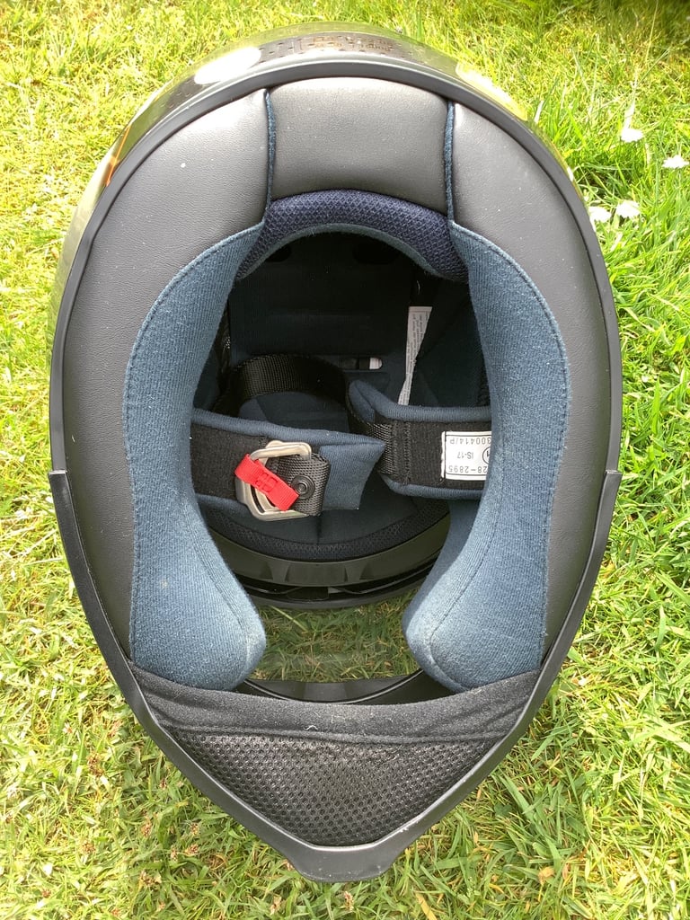 ⛑️ HJC IS-17 ARCUS MC1 MOTORCYCLE 🏍️ HELMET 🪖 BLACK/RED (SIZE M 58cm)