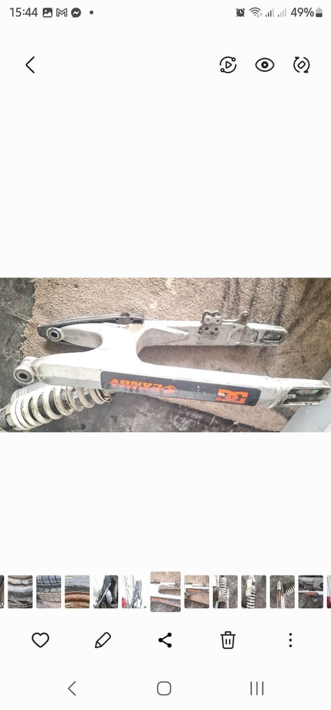 KTM EXC450 PARTS SHOCK SWING ARM ECT