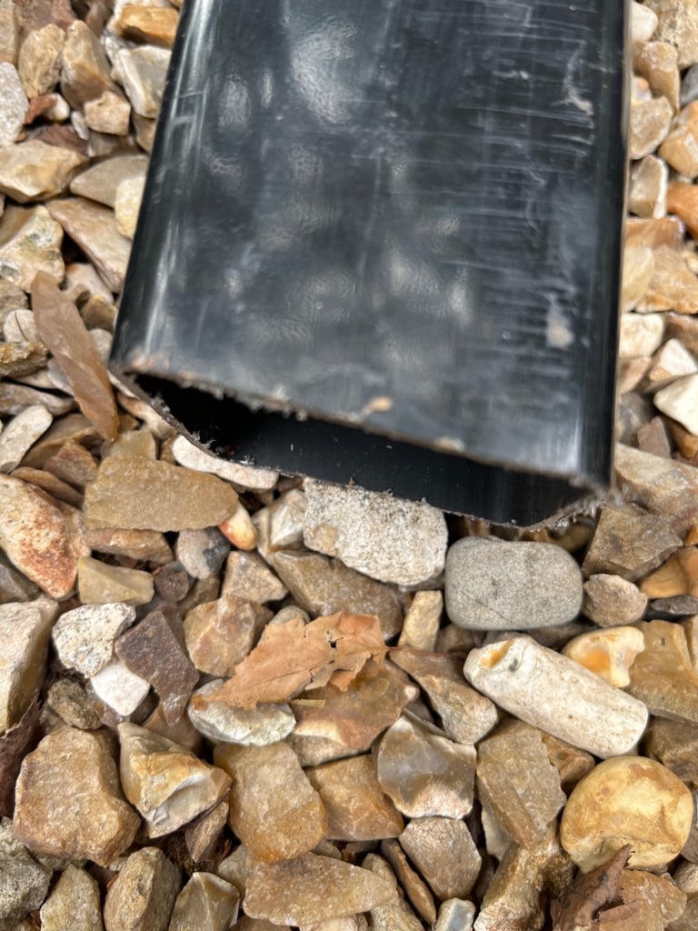 Square down pipe lengths and end