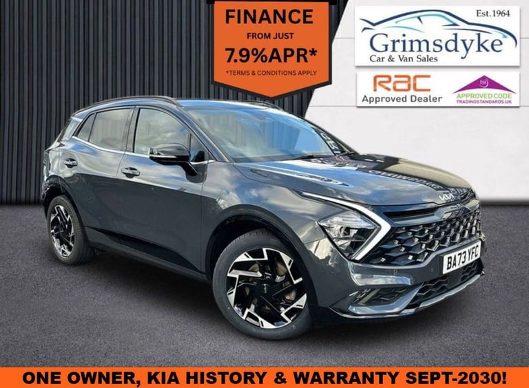 image for 2023 Kia Sportage 1.6 T-GDi MHEV GT-Line SUV 5dr Petrol Hybrid DCT Euro 6 (s/s) (148 bhp) ESTATE ...