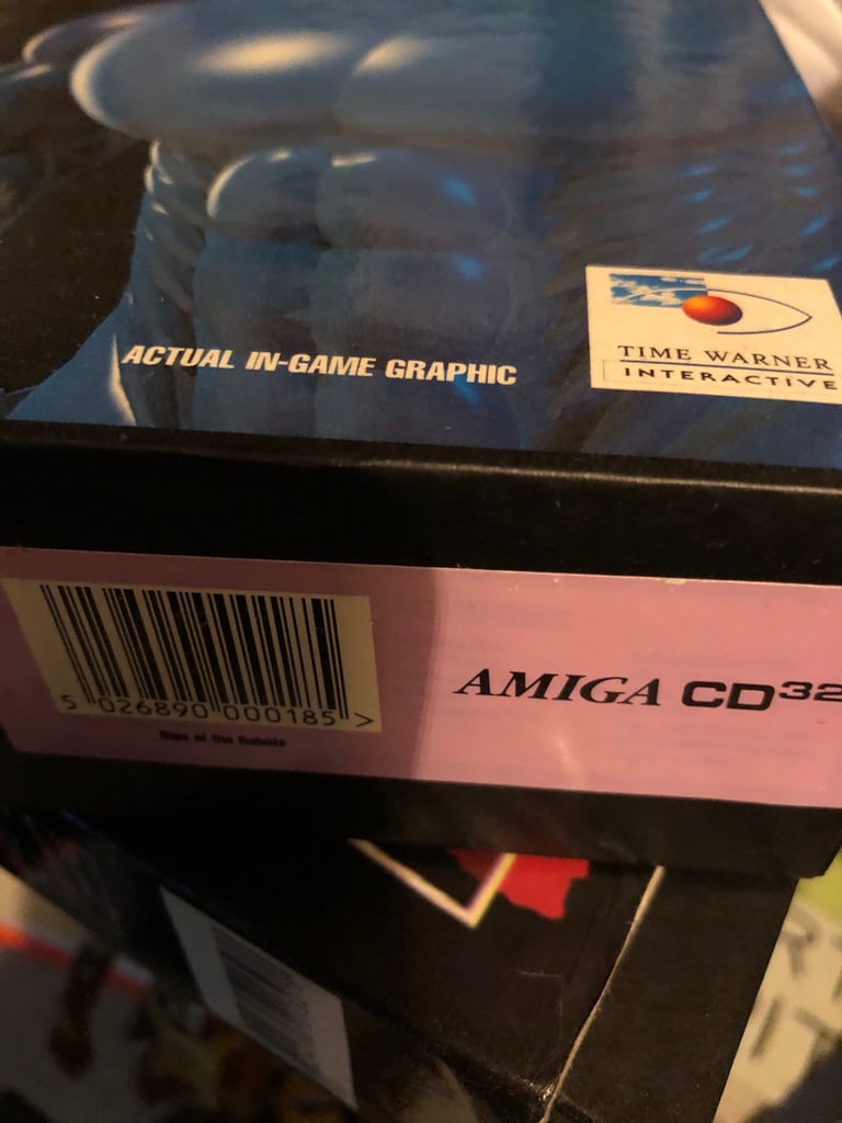 Rise of the robots Amiga cd32 version boxed with manual