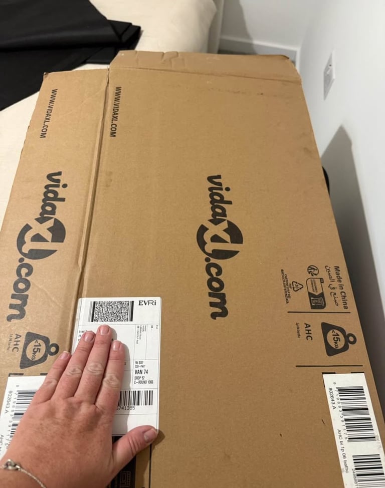 Bathroom cabinet sink black new in box