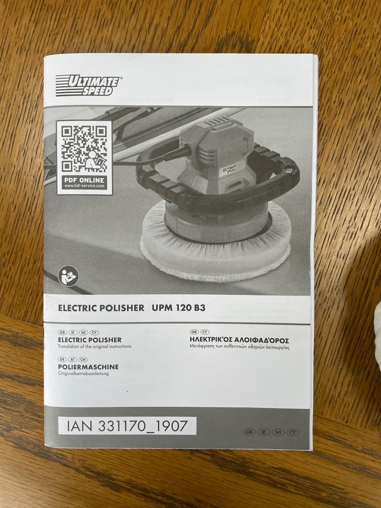 Ultimate Speed Electric Car Polisher