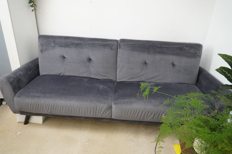 Julian Bowen Monza Sofa Bed - Dark Grey Beds