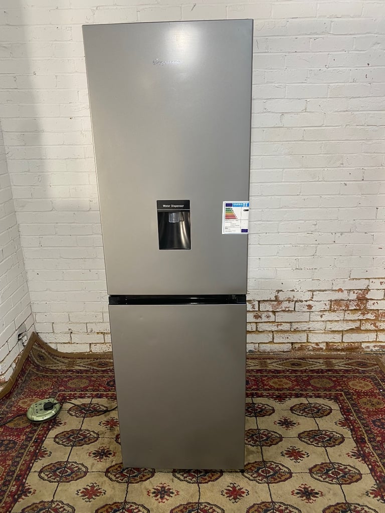 image for 🚚Tall FridgeMaster Grey Fridge Freezer With Water Dispenser Frost Free For Sale 
