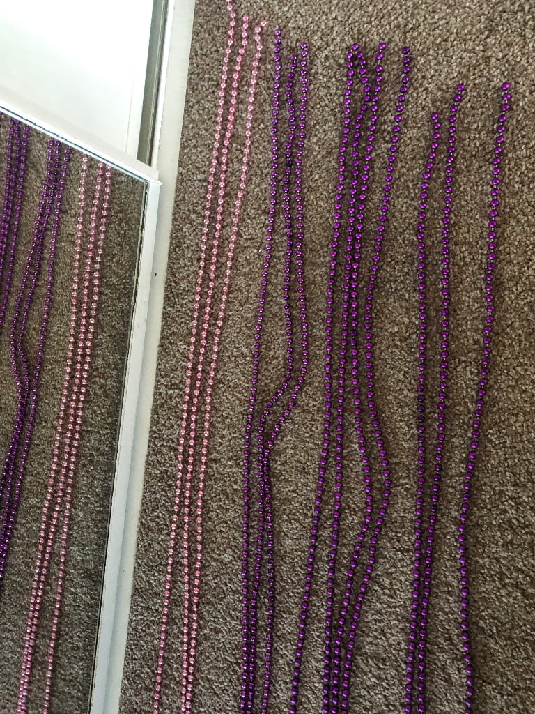 lengths on christmas beads 