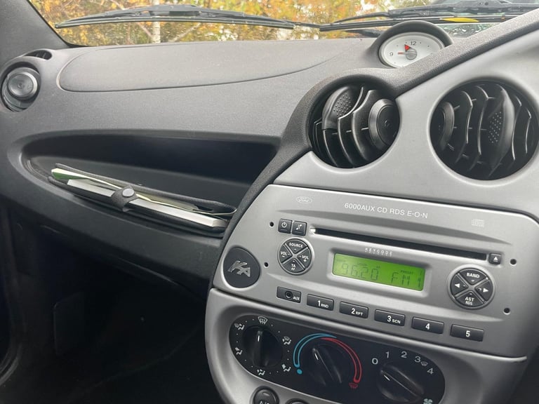 FORD KA 1.3 ZETEC CLIMATE 58 REG BLACK 3 DOOR GENUINE 21390 MOT MARCH 19TH 2026 LOW INSURANCE 40+MPG