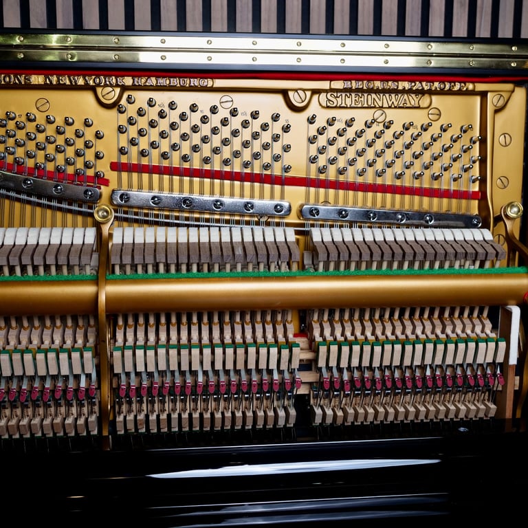 Fully Restored Steinway & Sons Model K Upright Piano Black | Delivery, Stool, Tuning, Warranty