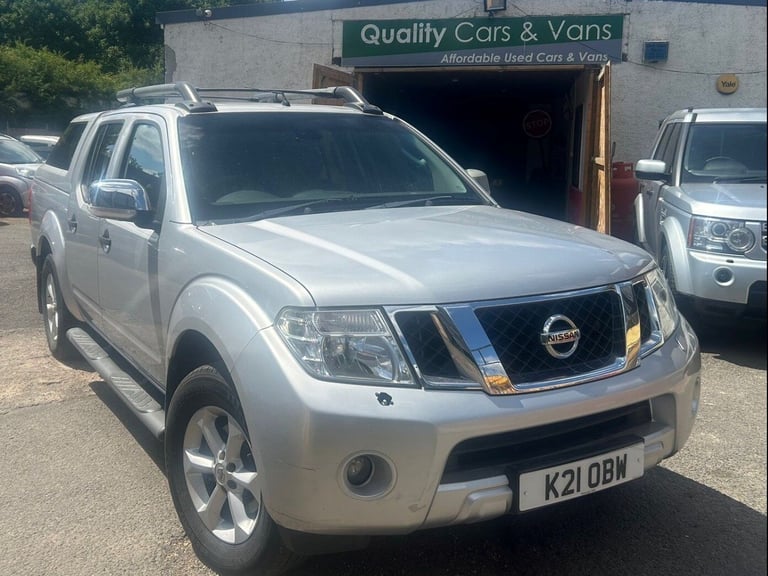 2010 10 NISSAN NAVARA 2.5 DCI 190 DOUBLE CAB PICK UP 4WD LEATHER FSH PX SWAPS