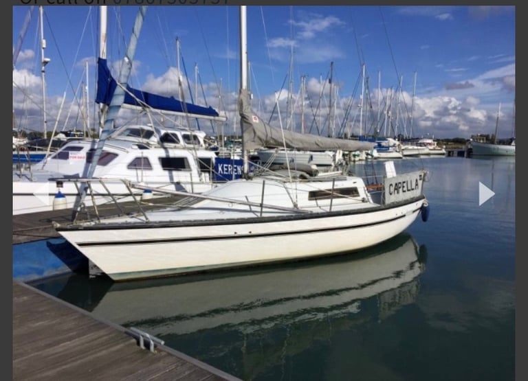 25ft lifting bulb keel sailing yacht 