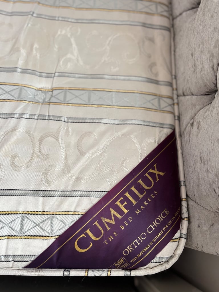 2 single orthopaedic mattresses 