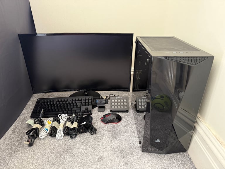 image for Gaming PC Bundle – Ryzen 7 / RTX 2070 Super / 27” Monitor – Full Setup £550