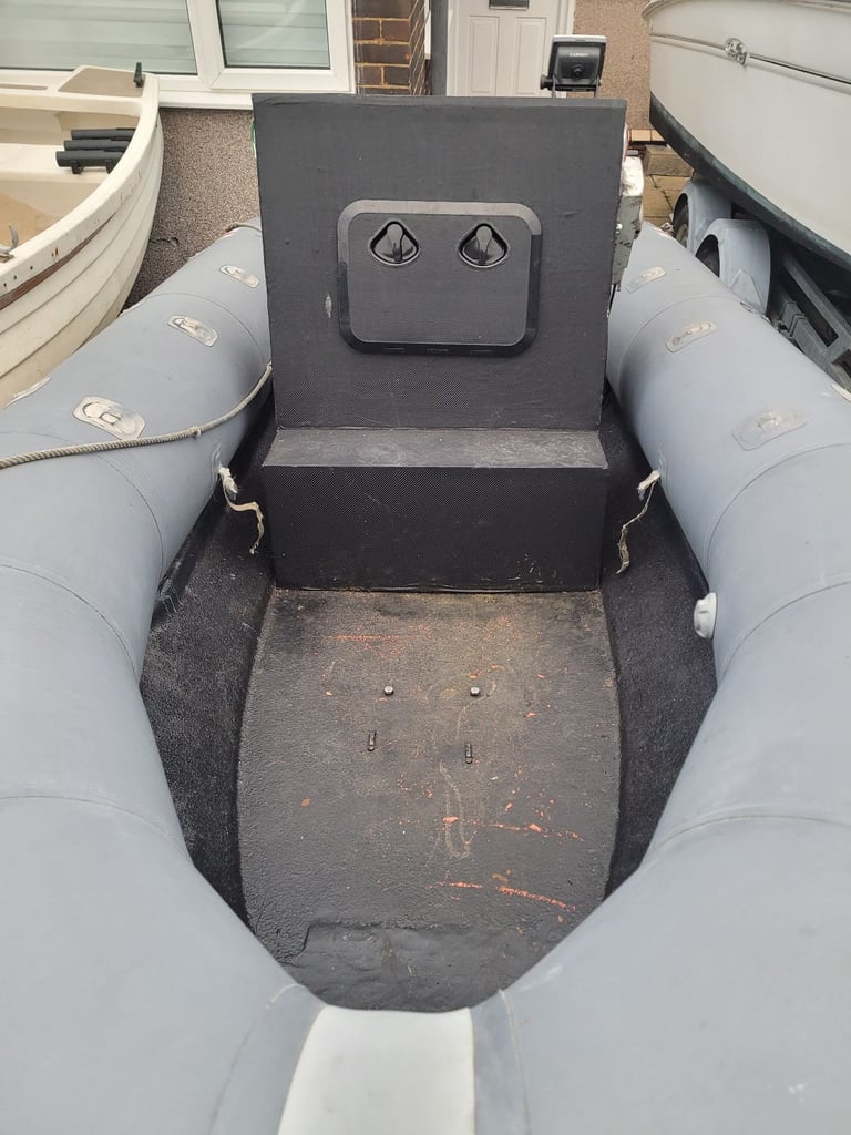 Avon SR4 inflatable rib boat and trailer