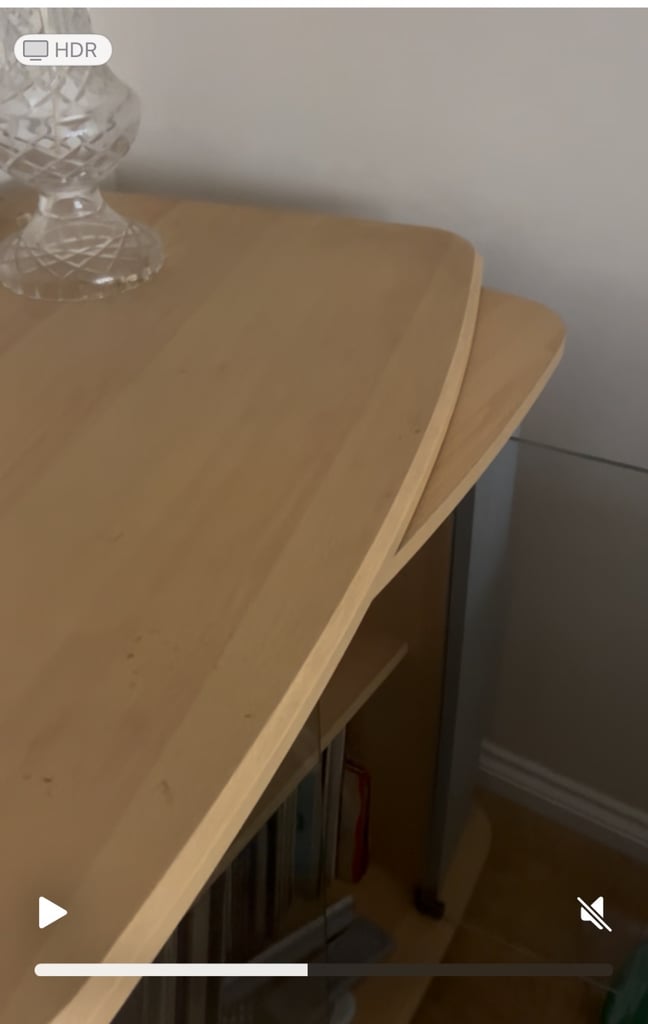 Rotating tv/media table with lots of storage space 