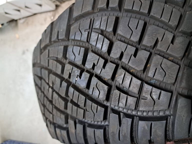 2 X GENERAL GRABBER TYRES