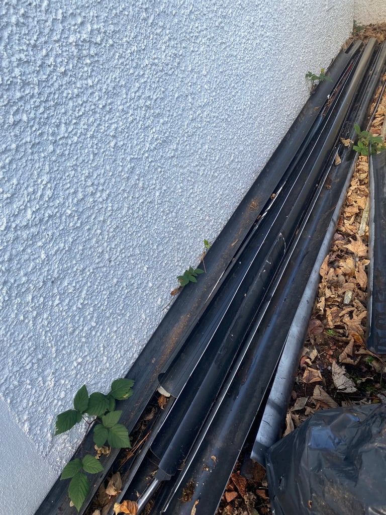 image for Guttering, black plastic