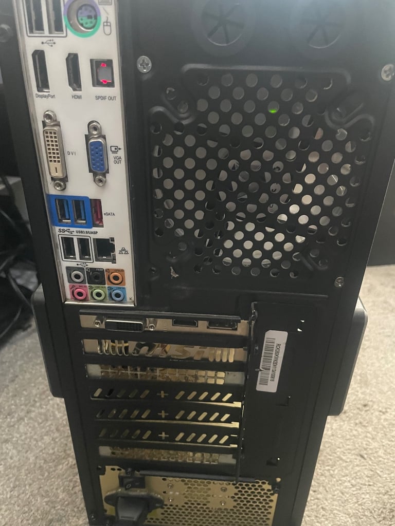 Gaming PC i7 3770 16GB RAM GTX 1050Ti