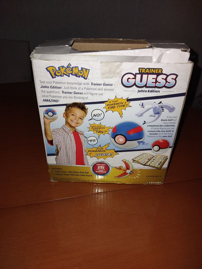 Pokemon trainer guess game.