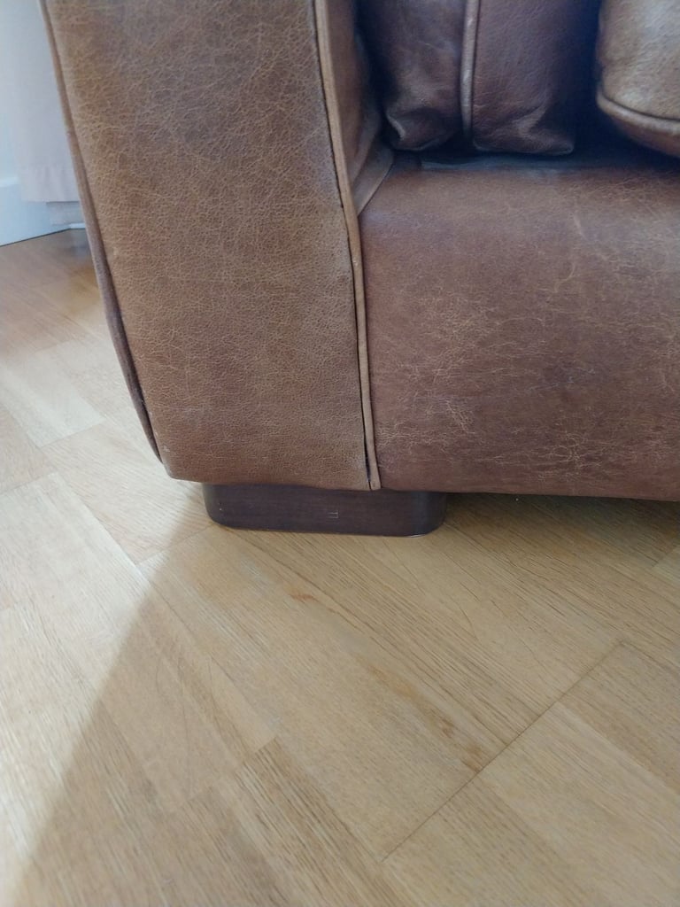 Tan Compact Sofa