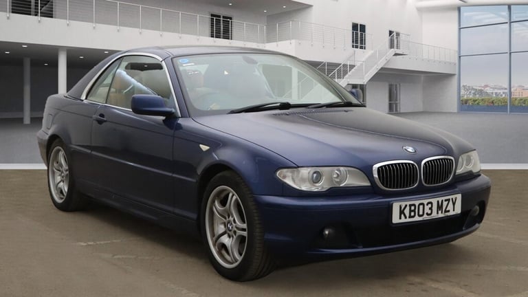 BMW 3 SERIES 330 Ci 2dr Step Auto Convertible Hard Top 80k Low Miles FSH BLUE