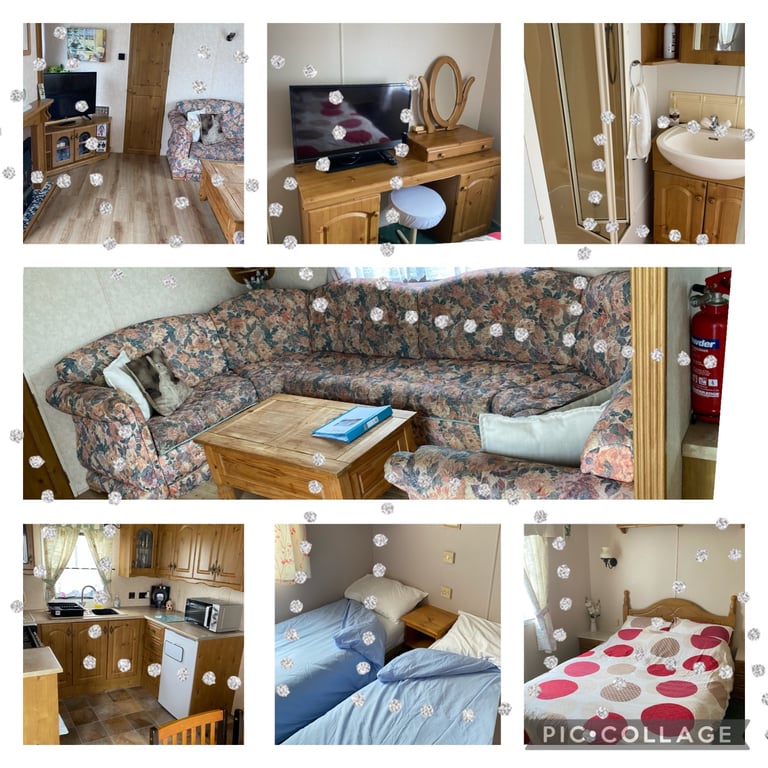 Cottage style 6 berth caravan on Edwards Towyn