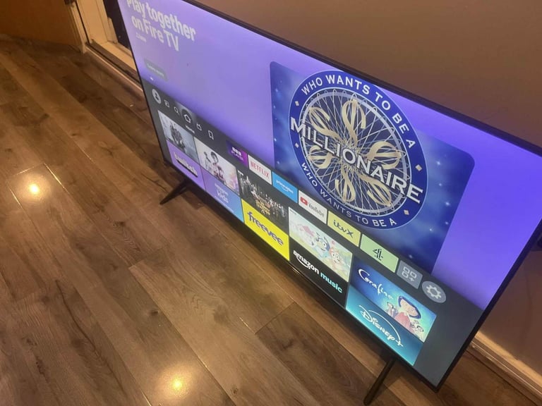 Ex display 55 inch TCL Fire tv 4 k UHD  wi fi Amazon alexa Smart model with wi fi immaculate 