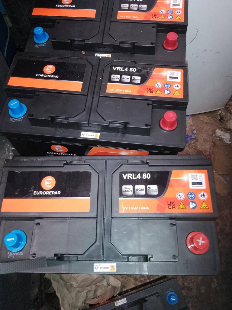 image for CAR AND VAN STOP START AGM HEAVY DUTY BATTERIES