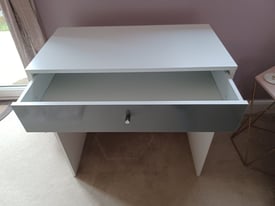 White and grey desk