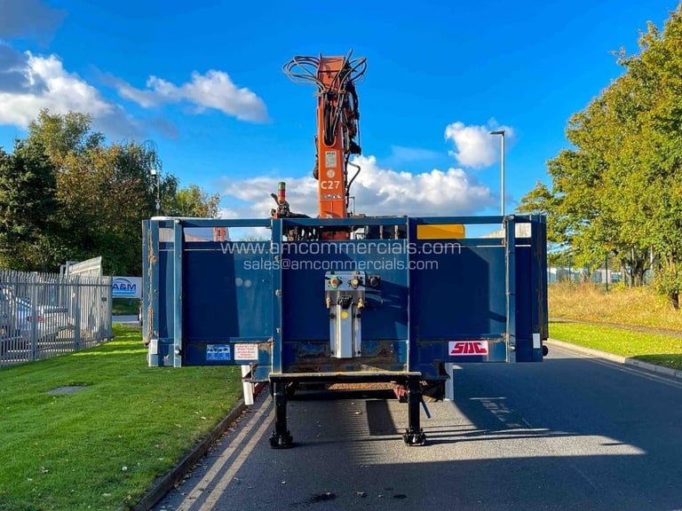 SDC CRANE MOUNTED DROPSIDE FLATBED BRICK GRAB