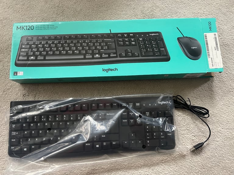 image for Logitech wired keyboard - new