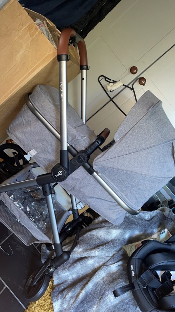3 in one Red kite pram and car seat