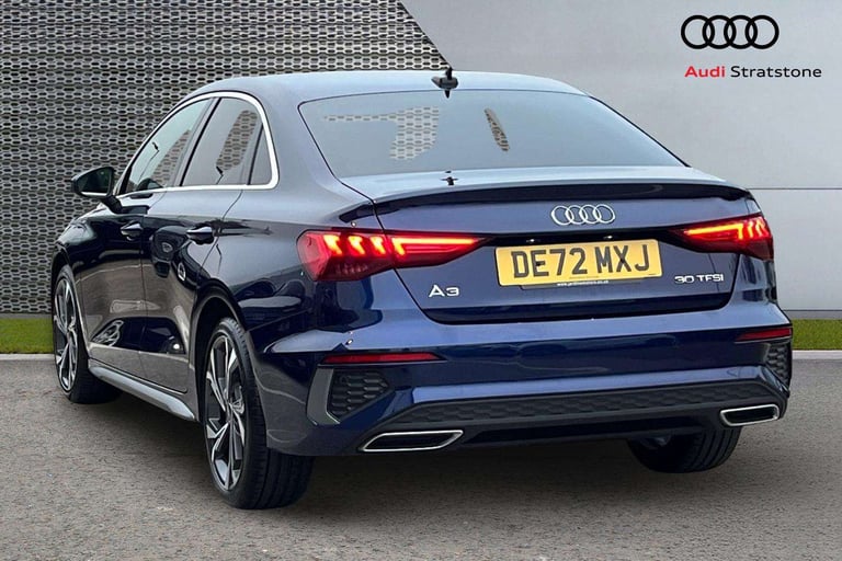 2022 Audi A3 30 TFSI S Line 4dr S Tronic Saloon Petrol Automatic